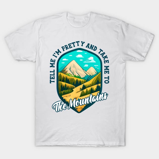 Mountain Is Calling Hiking Lover Outdoorsy Vibes T-Shirt by ZeitgeistDesign